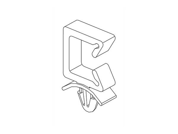 4205920-1-M-Samsung-DC61-00553C-HOLDER-WIRE SADDLE;-,NYL
