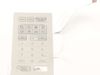 SWITCH MEMBRANE;MW1050ST – Part Number: DE34-00201D