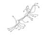 WIRE HARNESS-A;MW1250WA, – Part Number: DE39-00256A