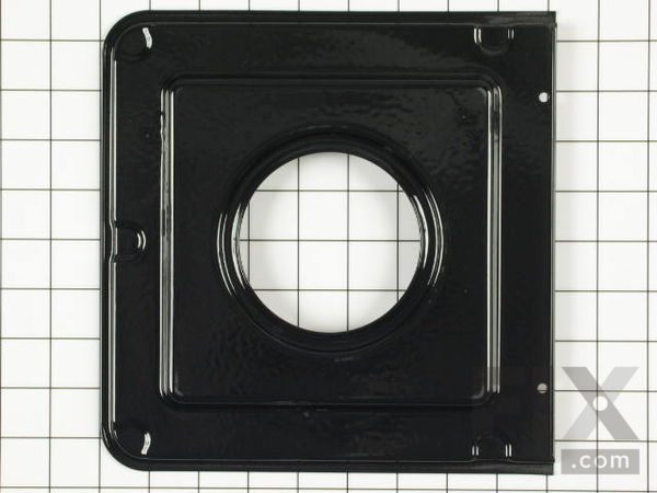 436645-1-M-Frigidaire-316011402         -Square Black Porcelain Drip Pan