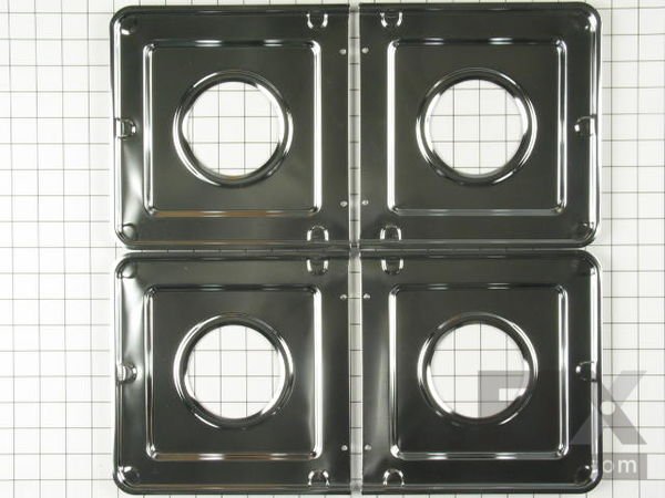 436944-1-M-Frigidaire-316021203         -Range Square Chrome Drip Pan Kit