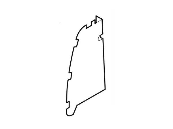 440036-1-M-Frigidaire-316241000         -End Cap Shield - Right Side