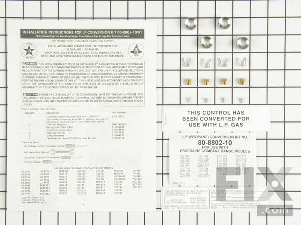 460936-1-M-Frigidaire-5303286386        -Gas Range LP Conversion Kit