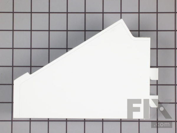 461509-1-M-Frigidaire-5303291343        -Control Panel End Cap - White - Left Side