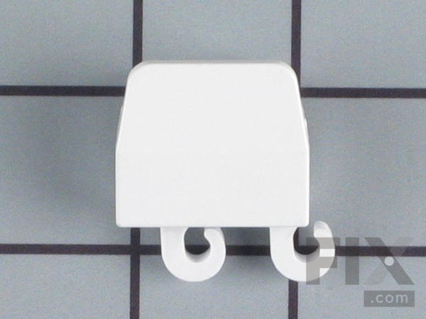 462425-1-M-Frigidaire-5303297813        -Door Shelf Retainer Bar End Cap - left side