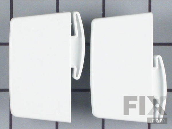 469918-1-M-Frigidaire-5303925378        -Door Shelf End Cap Set - White