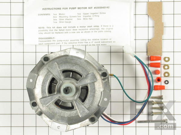 470467-1-M-Frigidaire-5303943142        -Single Speed Motor