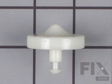 White Lower Rack Roller (1.5 Inches Dia.) – Part Number: 5308000627