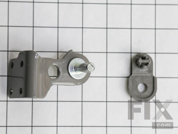 5573850-1-M-Whirlpool-W10500004-Bottom Door Hinge & Cam- Apollo Gray - Refrigerator Side