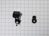 Bottom Door Hinge & Cam- Black - Refrigerator Side – Part Number: W10500001