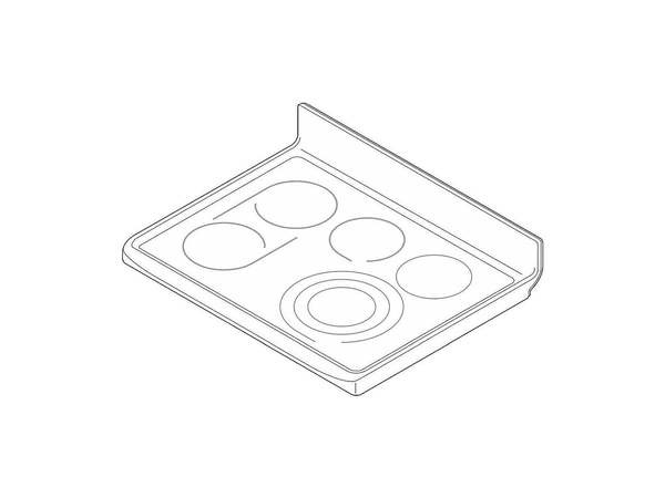 6012359-1-M-Frigidaire-318394225-MAIN TOP Assembly