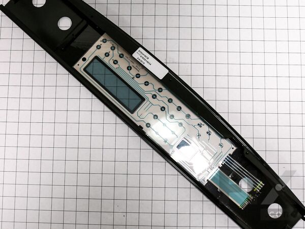 650926-1-M-Whirlpool-9782418CB         -Glass Control Panel with Touchpad - Black