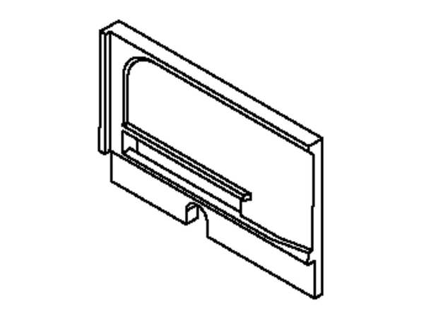 652182-1-M-GE-WR17X11193        -FF RETURN AIR BAFFLE