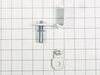 6883815-1-S-Whirlpool-W10500000-Bottom Door Hinge & Cam - White - Refrigerator Side