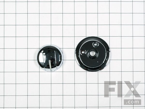 6883837-1-M-Whirlpool-W10514146-Control Knob - Chrome