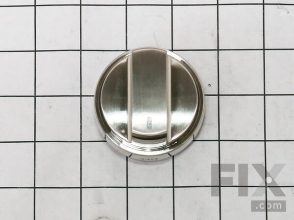 7321756-1-M-LG-AEZ73453509-Burner Knob - Stainless Steel