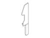 End Cap - Black - Right Side – Part Number: 316263402