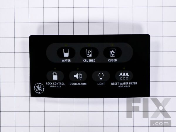783825-1-M-GE-WR55X10304        -Dispenser Touchpad Assembly - Black