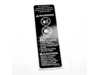 LABEL – Part Number: 316221001