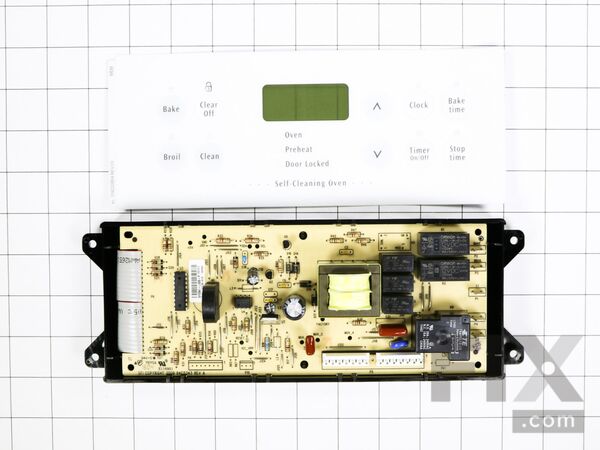 820814-1-M-Frigidaire-318185448         -Electronic Clock/Timer with Overlay - Bisque