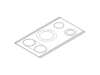 GLASS CERAMIC HOB TOP – Part Number: 00682655