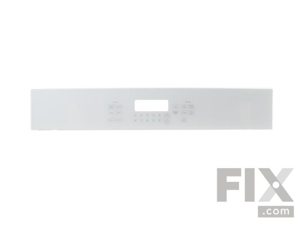 8753850-1-M-GE-WB07T10746-CONTROL PANEL Assembly -WHITE