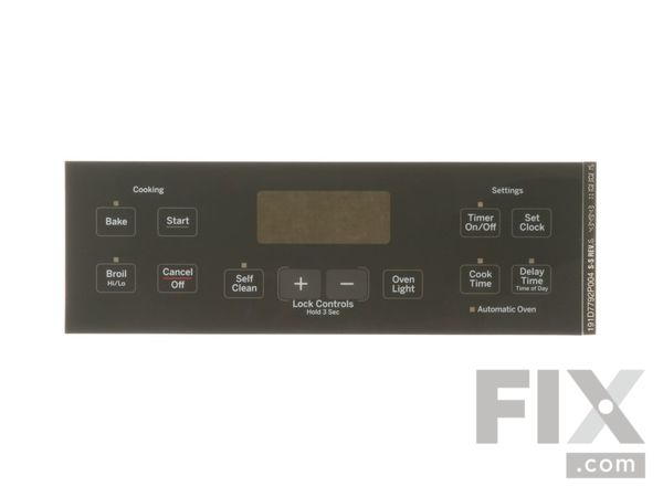 8754065-1-M-GE-WB07X21407-FACEPLATE GRAPHICS (DG)