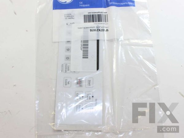 8754067-1-M-GE-WB07X21416-FACEPLATE GRAPHICS (White)