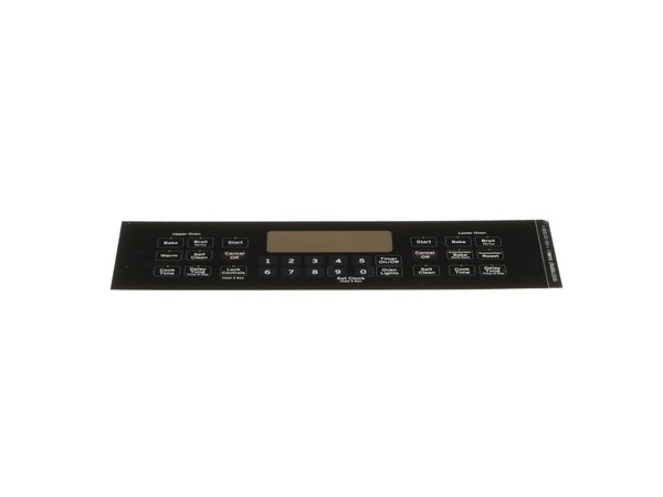 8754636-1-M-GE-WB27X20030-FACEPLATE GRAPHICS (BK)