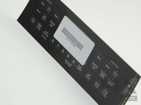 8754638-1-M-GE-WB27X20037-FACEPLATE GRAPHICS (DG)