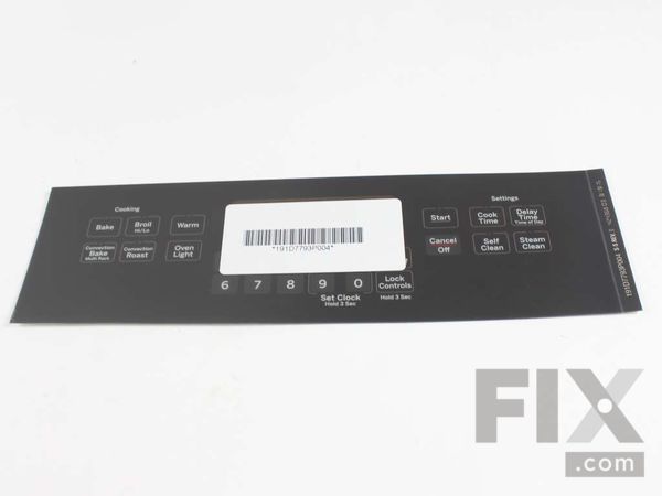 8754650-1-M-GE-WB27X20097-FACEPLATE GRAPHICS (DG)