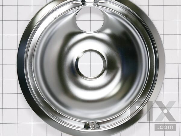 8754846-1-M-GE-WB31K10266-Chrome Burner Bowl - 8 Inch