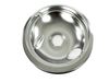 8754846-3-S-GE-WB31K10266-Chrome Burner Bowl - 8 Inch