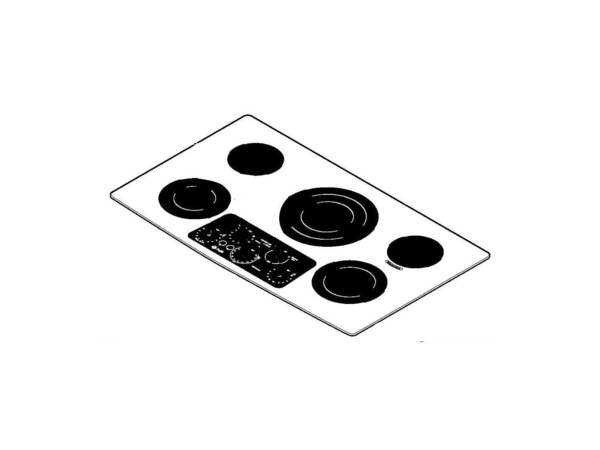 8755813-1-M-GE-WB62T10845- GLASS MAINTOP Assembly