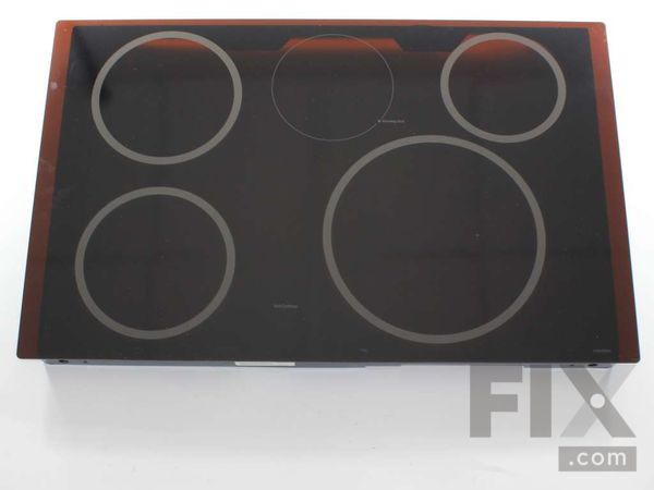 8755862-1-M-GE-WB62X20972-MAINTOP GLASS Assembly (BK)