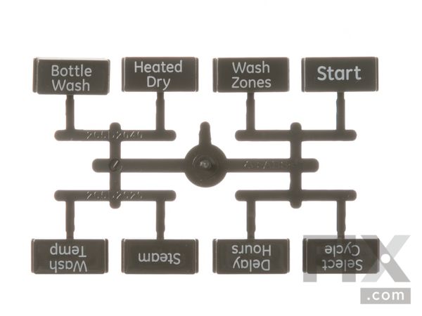 8756184-1-M-GE-WD09X20183- BUTTON AND GRAPHICS Assembly