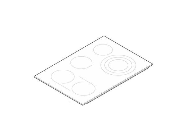 8760148-1-M-Frigidaire-139033800-Range Smoothtop Assembly