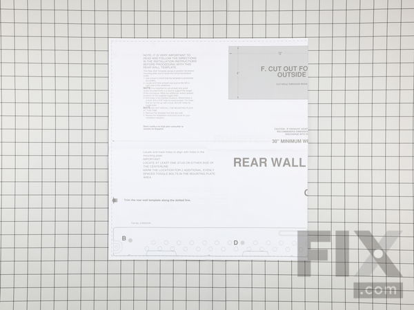8760269-1-M-Frigidaire-316902476-Wall Mounting Template