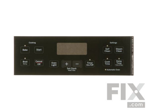 8767027-1-M-GE-WB07X20168-FACEPLATE GRAPHICS (BK)