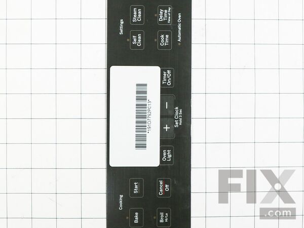 8767028-1-M-GE-WB07X20170-FACEPLATE GRAPHICS (DG)