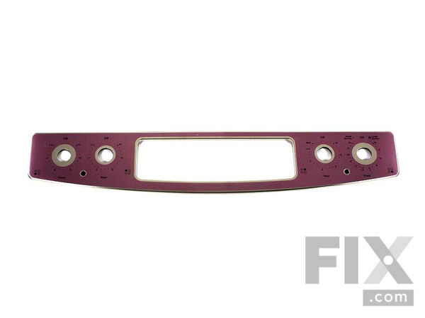 8767145-1-M-GE-WB27X20065-Range Control Panel Insert (Stainless)