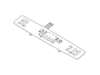 8767161-1-S-GE-WB27X21438- GLASS CNTL & BOARD Assembly