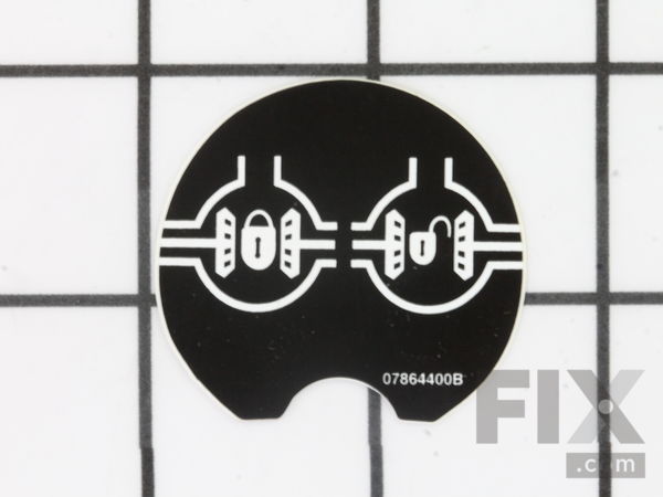 8804625-1-M-Ariens-07864400-Differential Lock Decal
