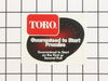 Decal-Shroud – Part Number: 108-8109