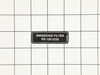 DECAL-FILTER, EMISSIONS – Part Number: 116-4769