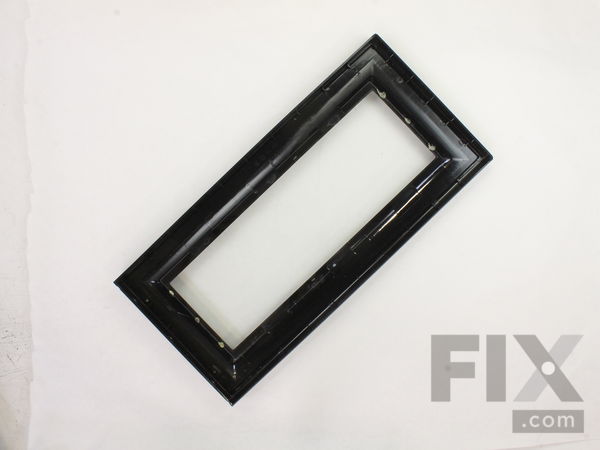 885545-1-M-Whirlpool-8185234           -Exterior Door Panel with Glass - Black