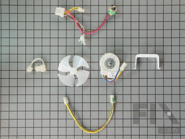 886396-1-M-Whirlpool-8201589           -Freezer Evaporator Fan Motor Kit