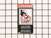Decal, Danger Chute – Part Number: 1740979MA