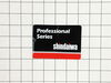 Shindaiwa Professional Label – Part Number: 19420-00109