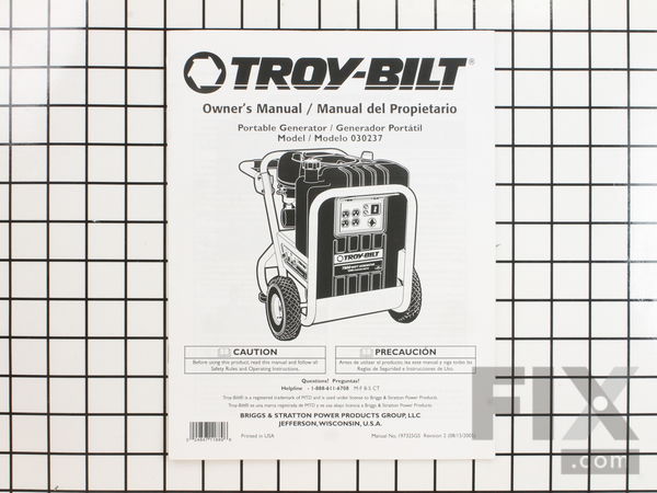 8910996-1-M-Briggs and Stratton-197325GS-Manual, Owners